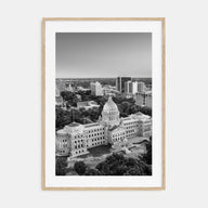 Jackson, Mississippi Photo B&W Poster