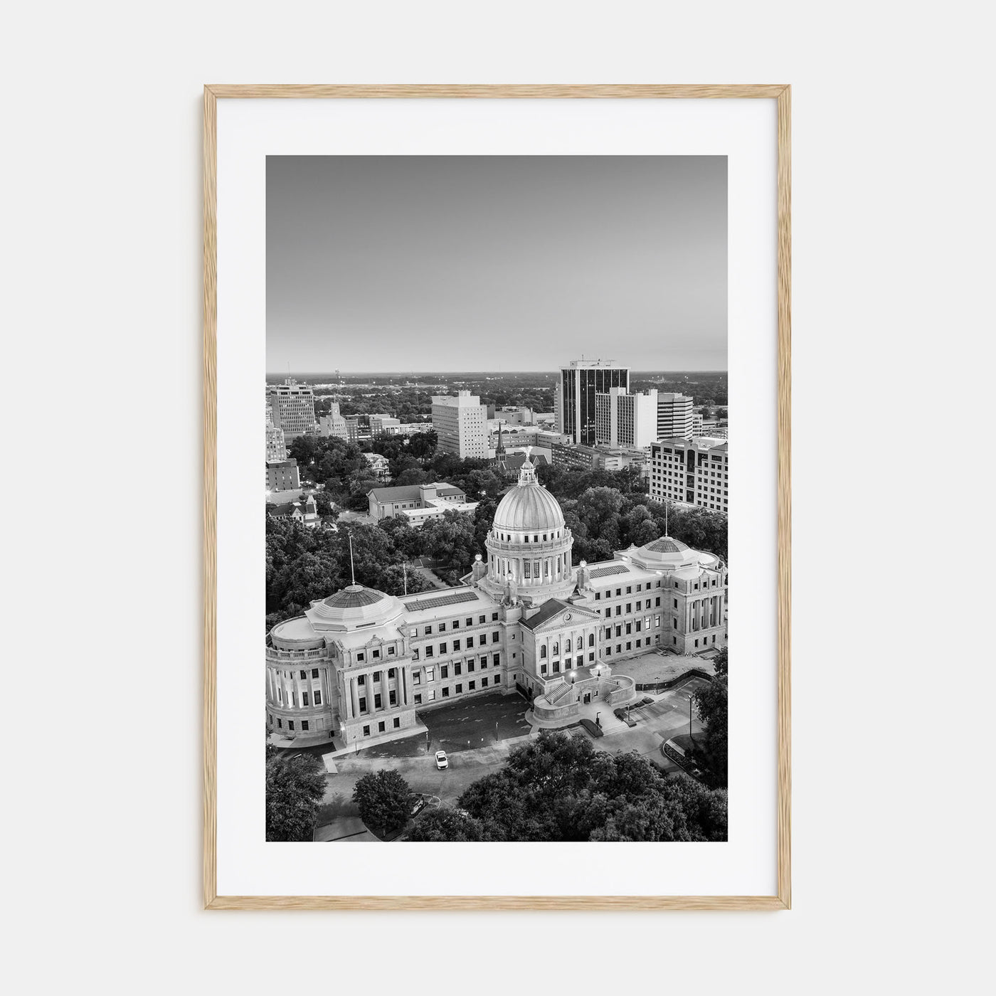 Jackson, Mississippi Photo B&W Poster