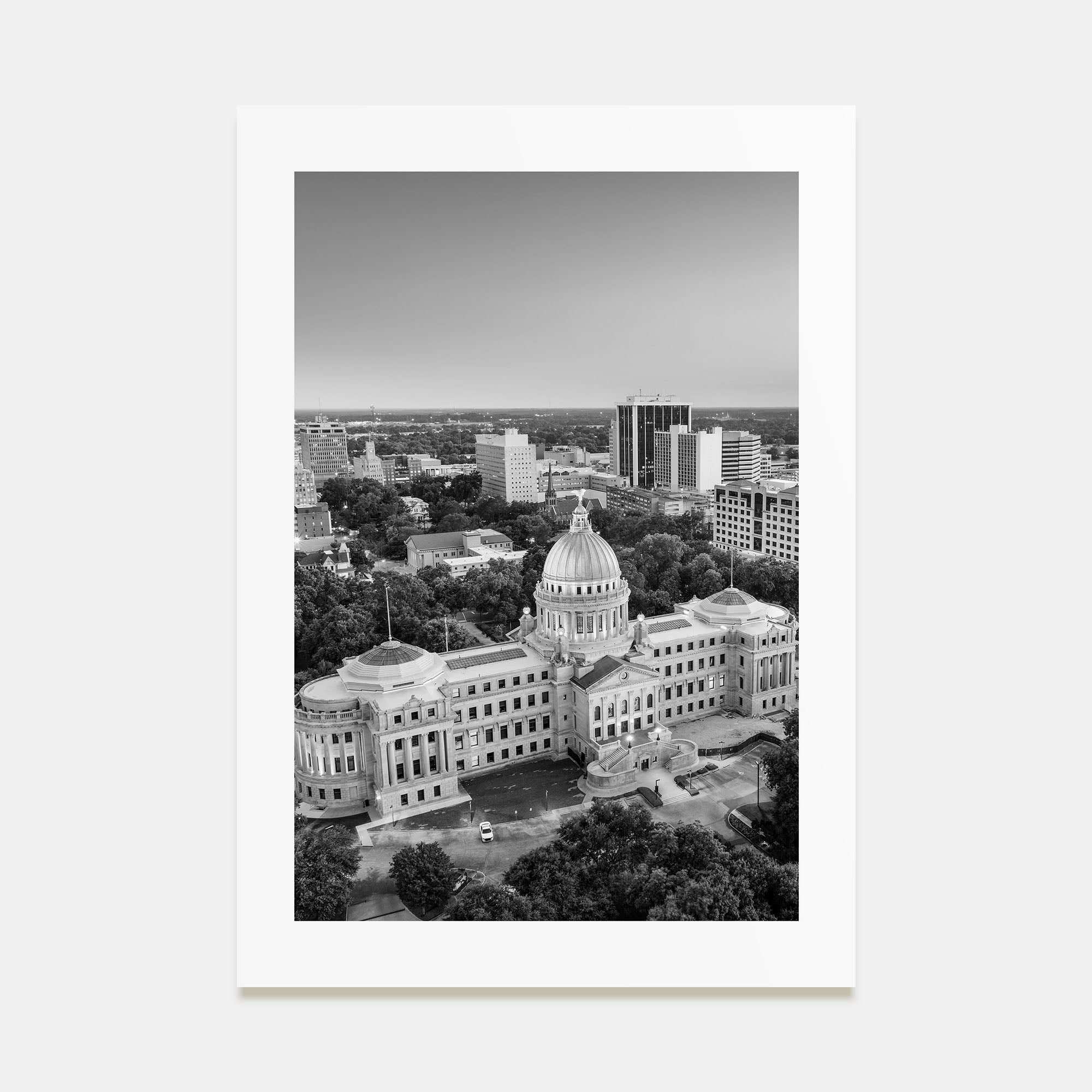 Jackson, Mississippi Photo B&W Poster