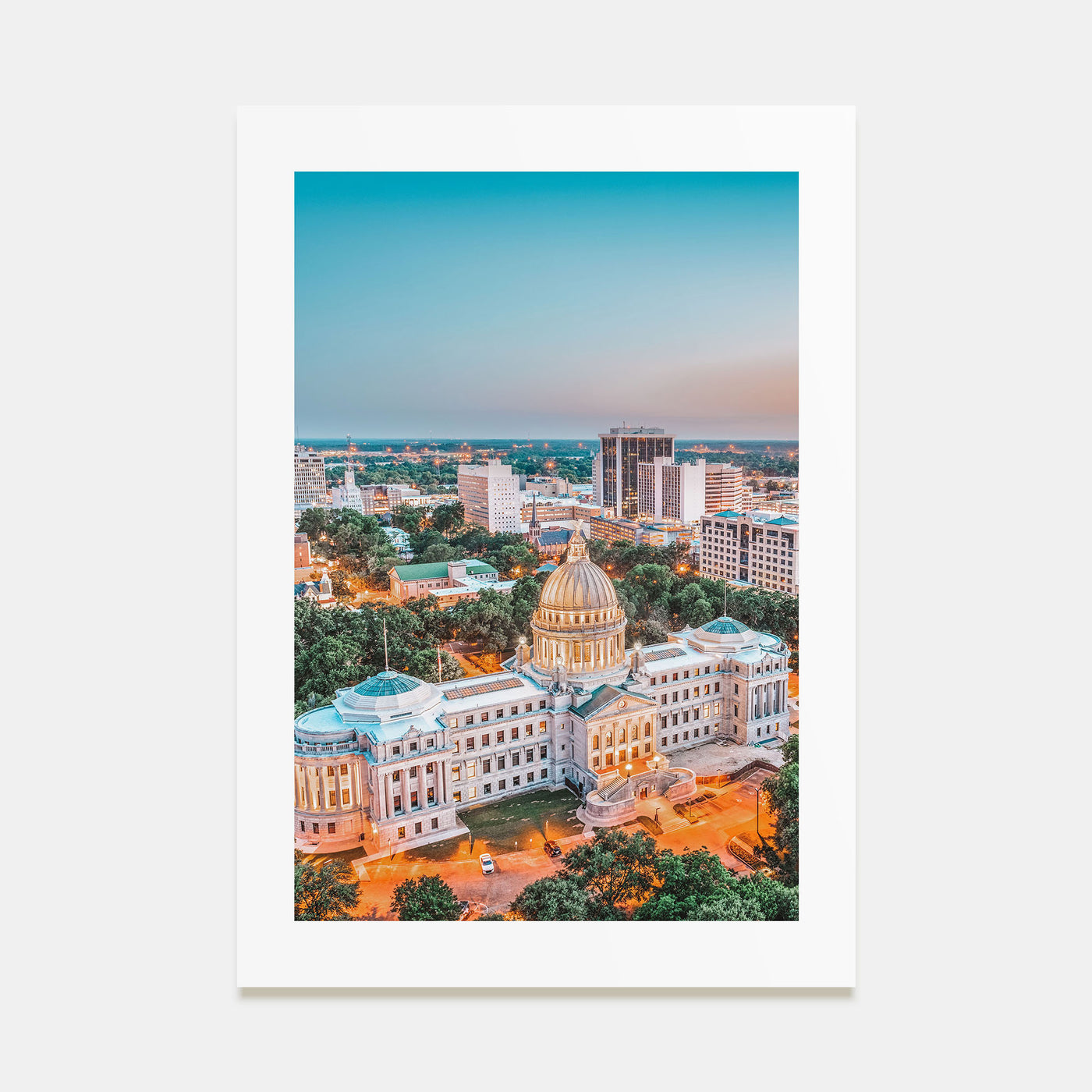 Jackson, Mississippi Photo Color Poster