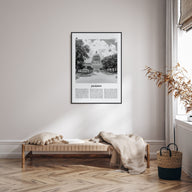 Jackson, Mississippi Travel B&W No 2 Poster