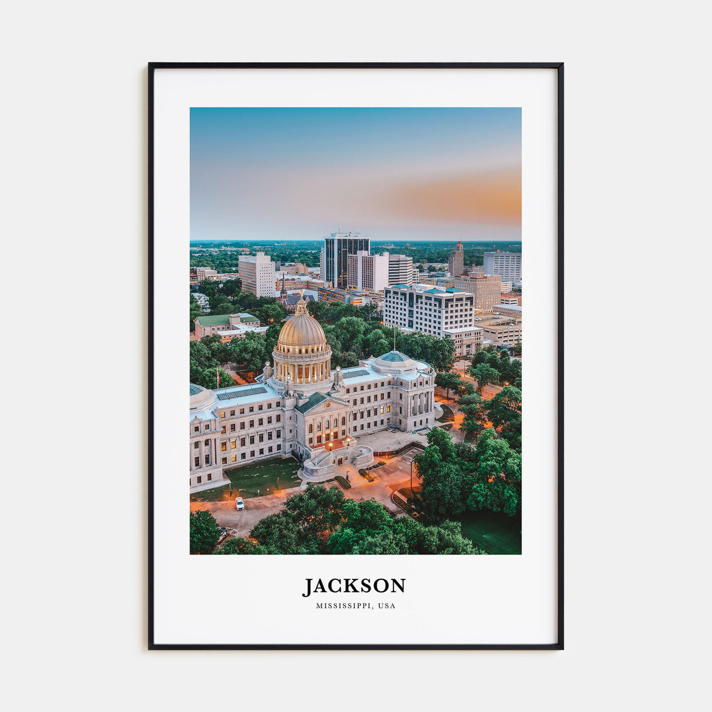 Jackson Portrait Color Poster