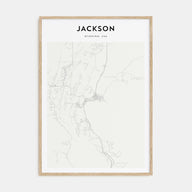 Jackson, Wyoming Map Portrait Poster