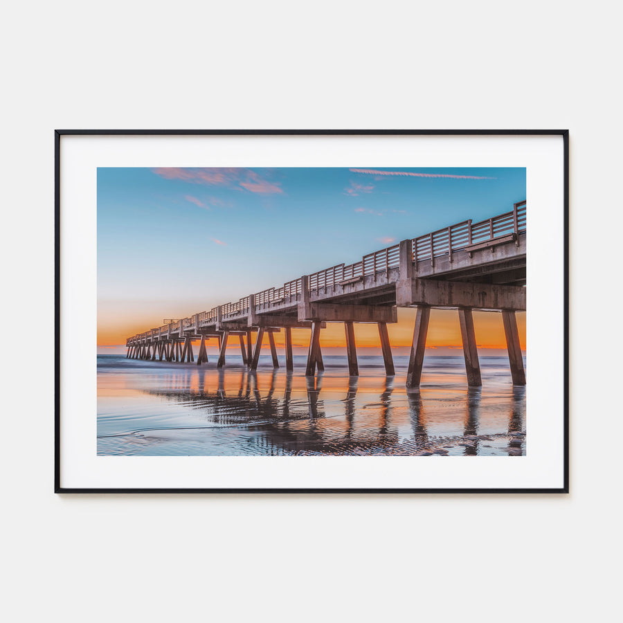 Jacksonville Beach Landscape Color Poster