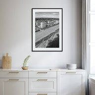 Jacksonville Beach Photo B&W Poster