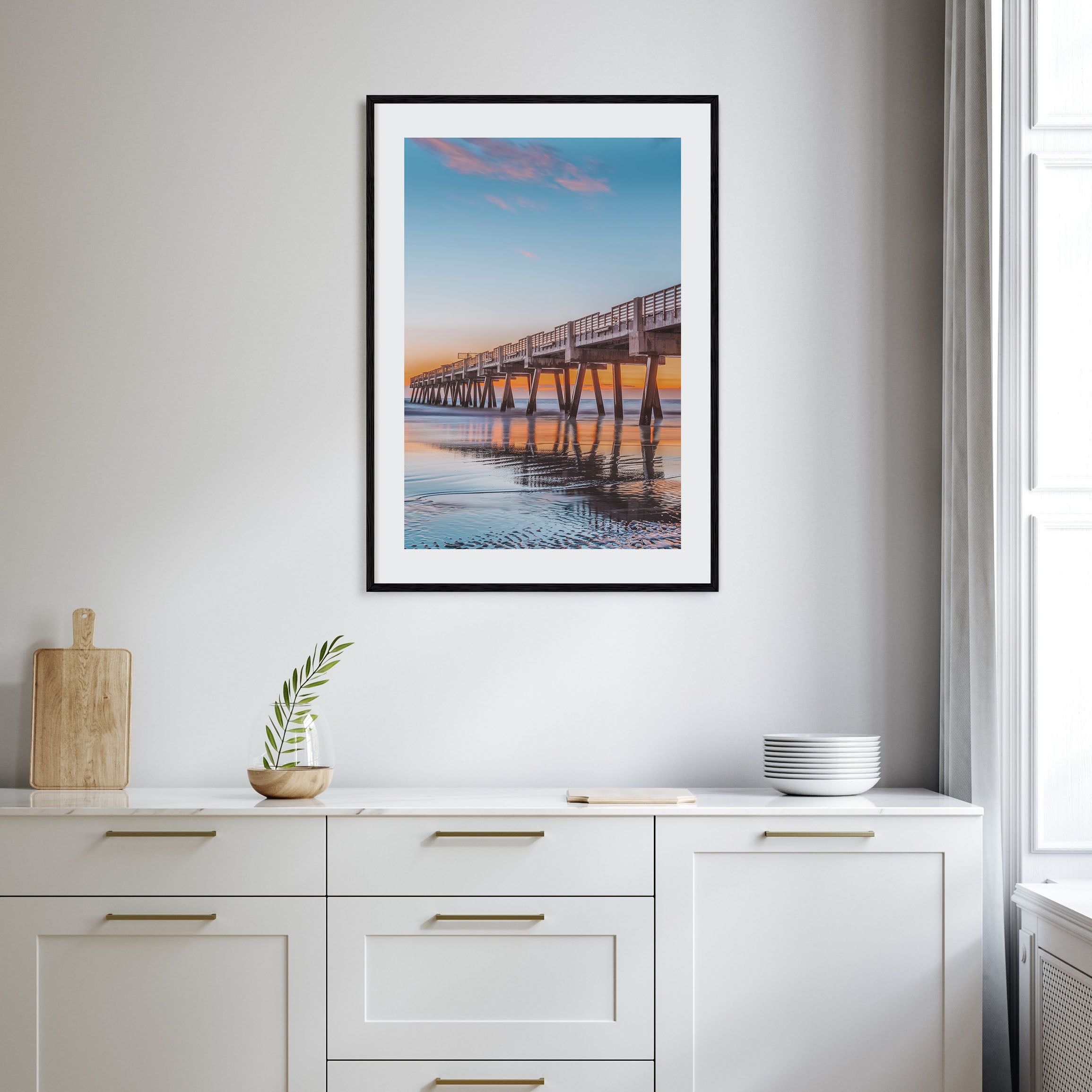 Jacksonville Beach Photo Color No 1 Poster