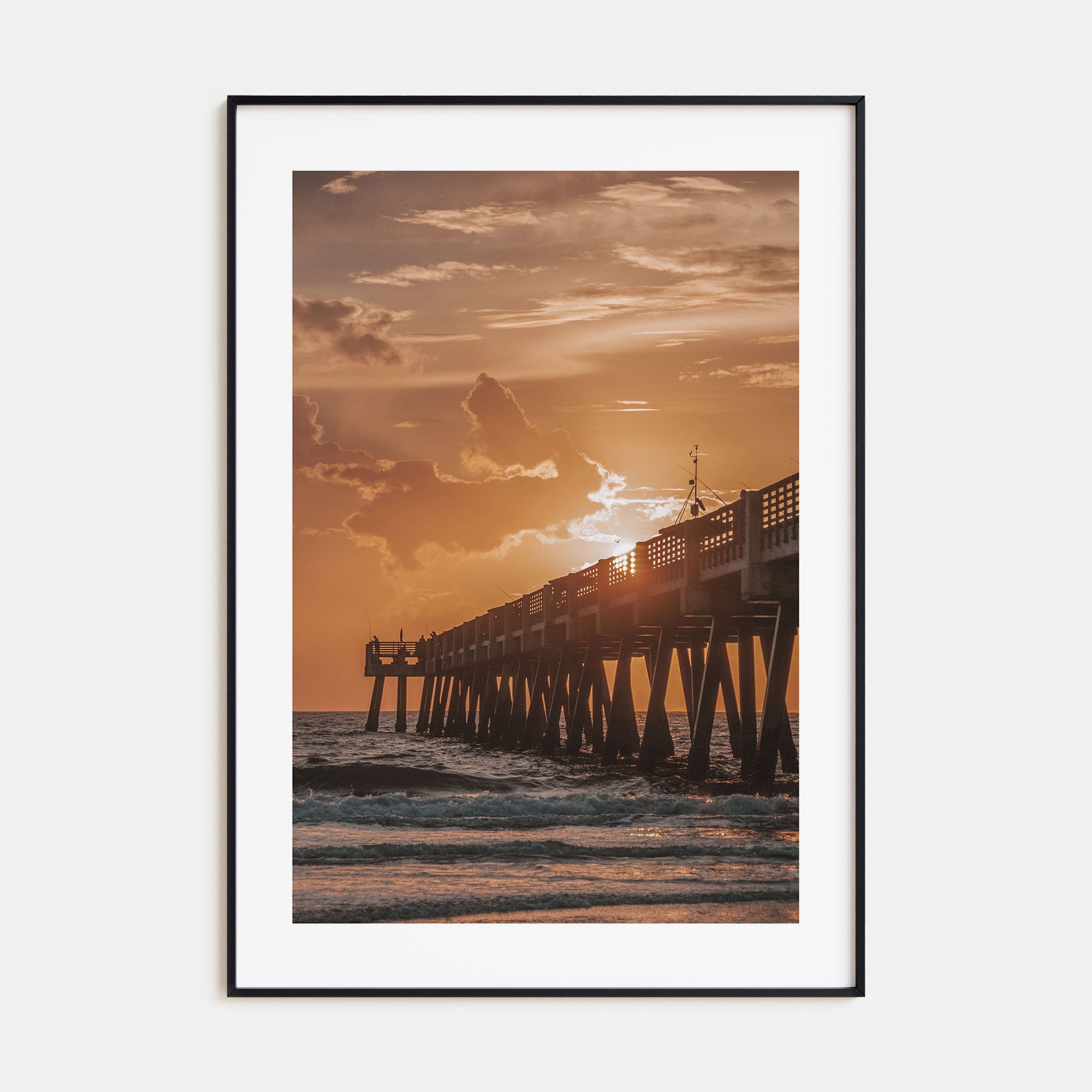 Jacksonville Beach Photo Color No 2 Poster
