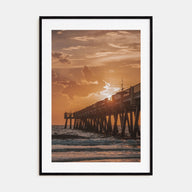 Jacksonville Beach Photo Color No 2 Poster