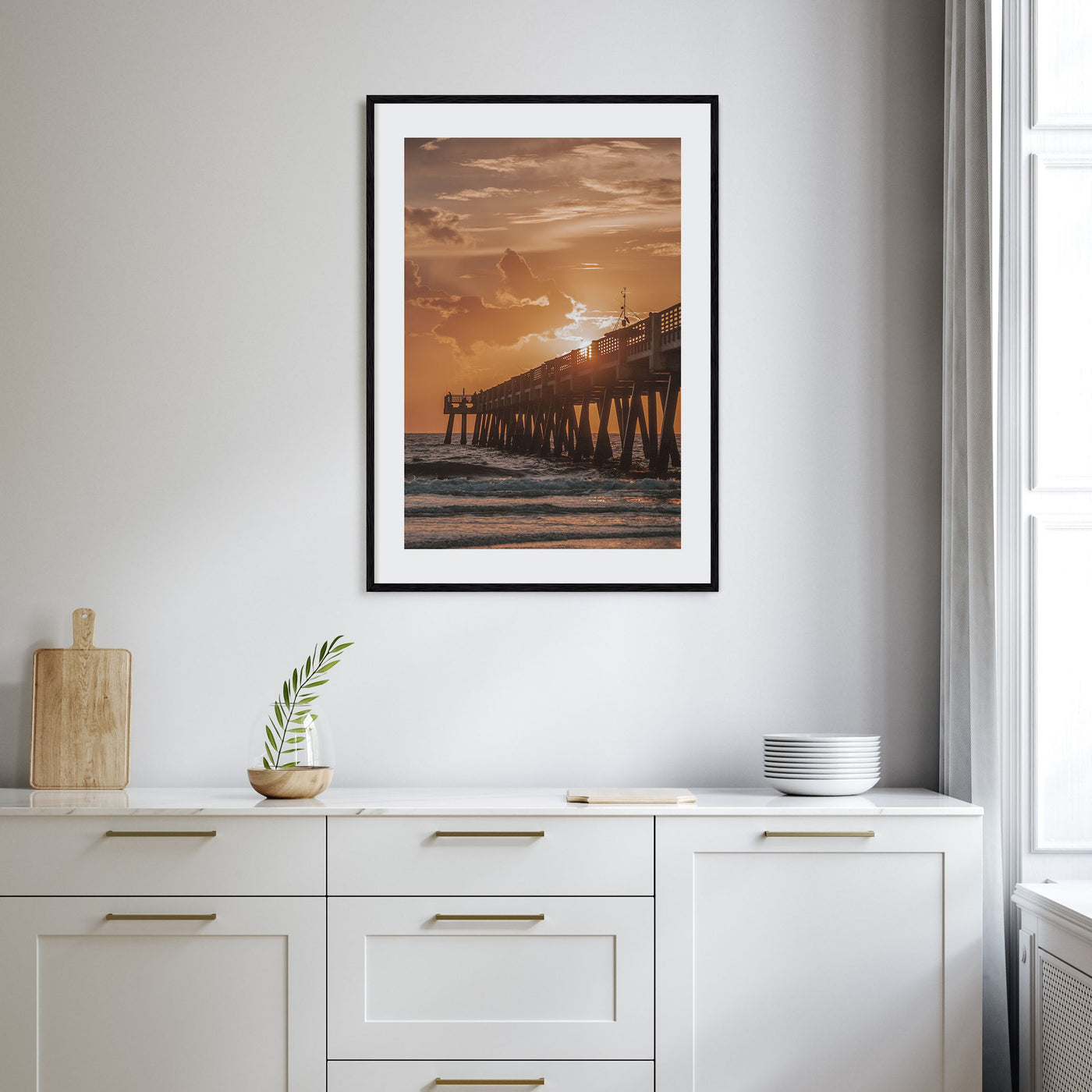 Jacksonville Beach Photo Color No 2 Poster