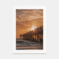 Jacksonville Beach Photo Color No 2 Poster