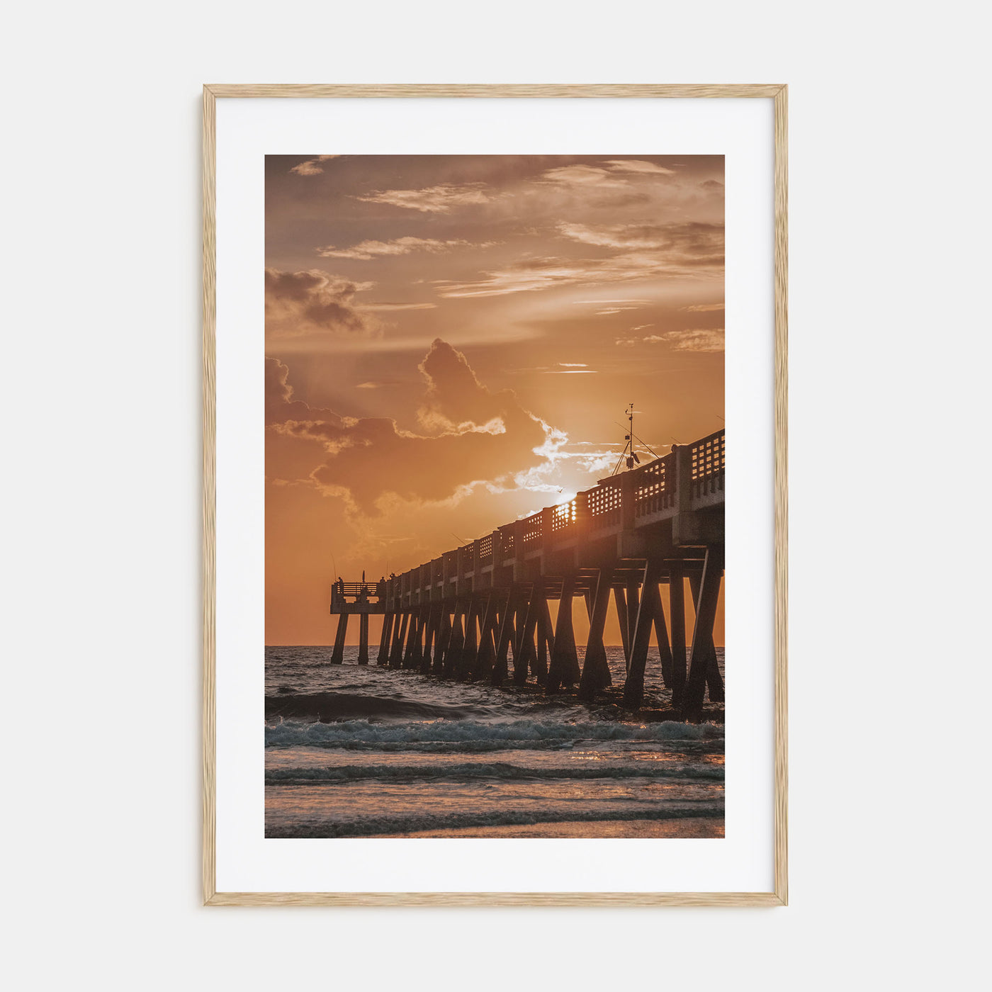 Jacksonville Beach Photo Color No 2 Poster