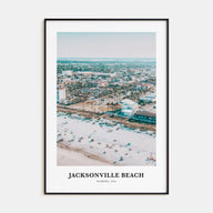 Jacksonville Beach Portrait Color Poster