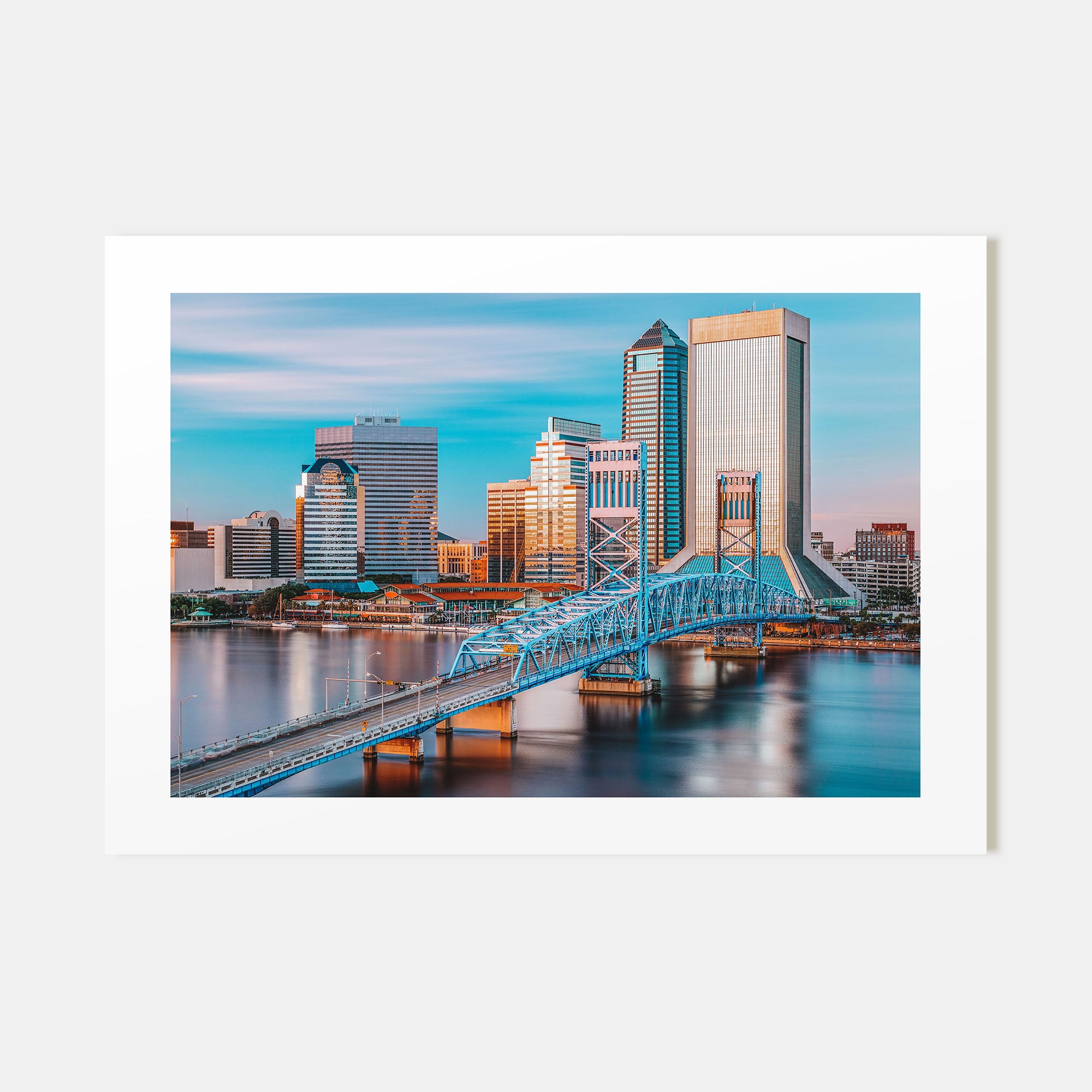 Jacksonville Landscape Color Poster