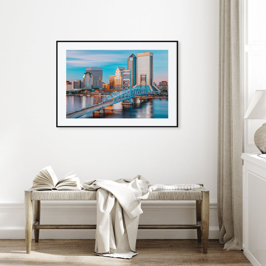 Jacksonville Landscape Color Poster