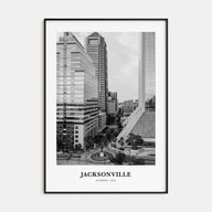 Jacksonville Portrait B&W No 2 Poster