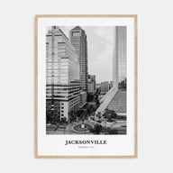 Jacksonville Portrait B&W No 2 Poster