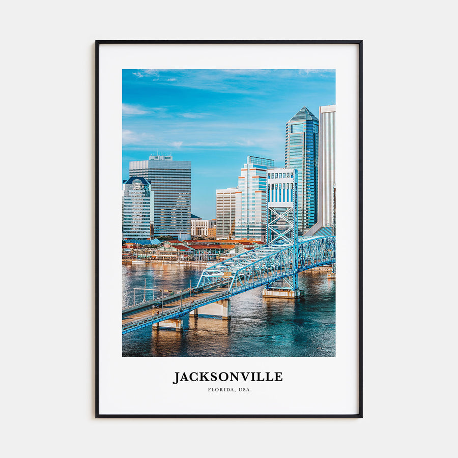 Jacksonville Portrait Color Poster