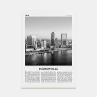 Jacksonville Travel B&W No 1 Poster