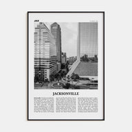 Jacksonville Travel B&W No 2 Poster