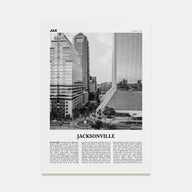 Jacksonville Travel B&W No 2 Poster