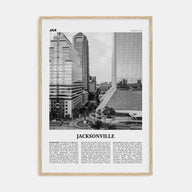 Jacksonville Travel B&W No 2 Poster