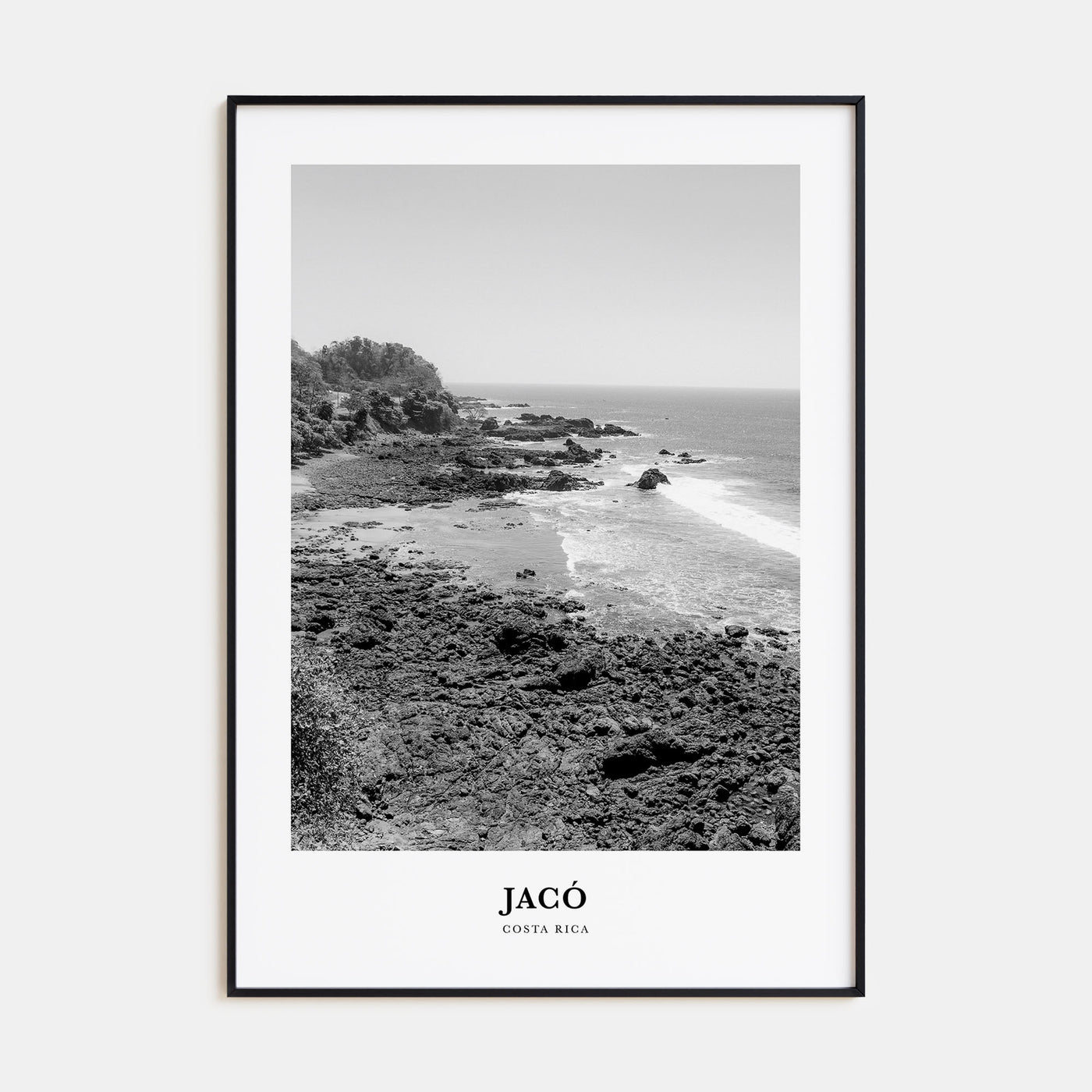Jacó Portrait B&W Poster