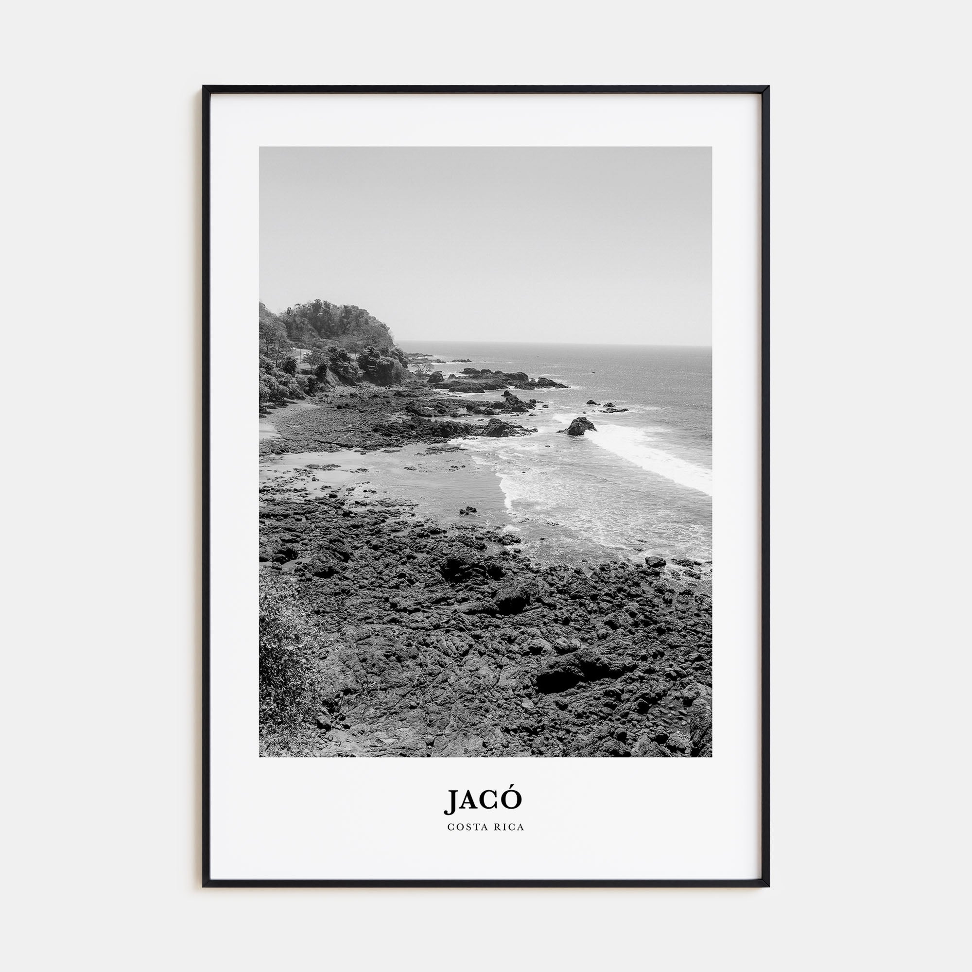 Jacó Portrait B&W Poster
