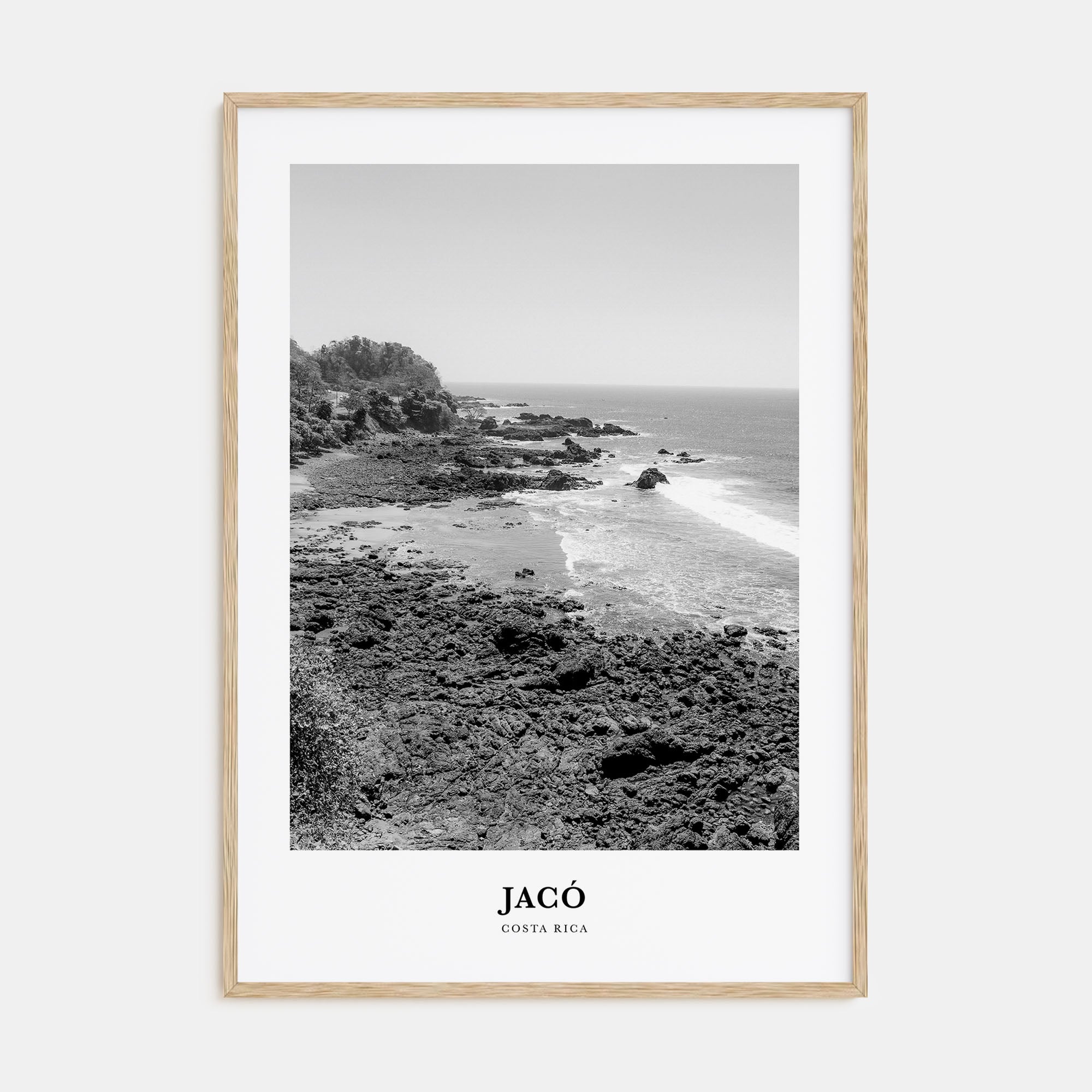 Jacó Portrait B&W Poster