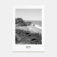 Jacó Portrait B&W Poster