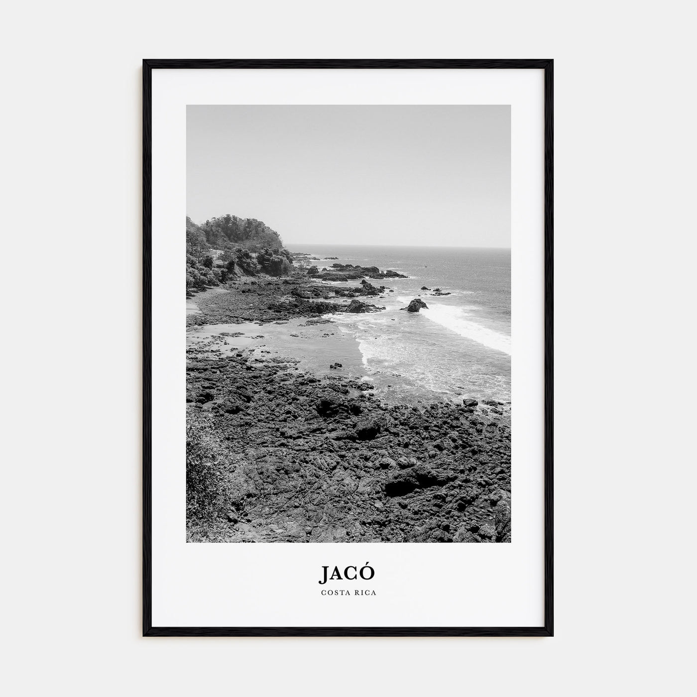 Jacó Portrait B&W Poster