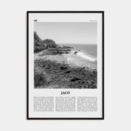 Jacó Travel B&W Poster