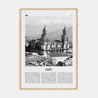 Jaen Travel B&W Poster