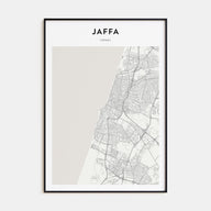 Jaffa Map Portrait Poster