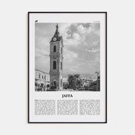 Jaffa Travel B&W Poster