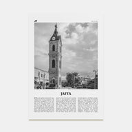 Jaffa Travel B&W Poster