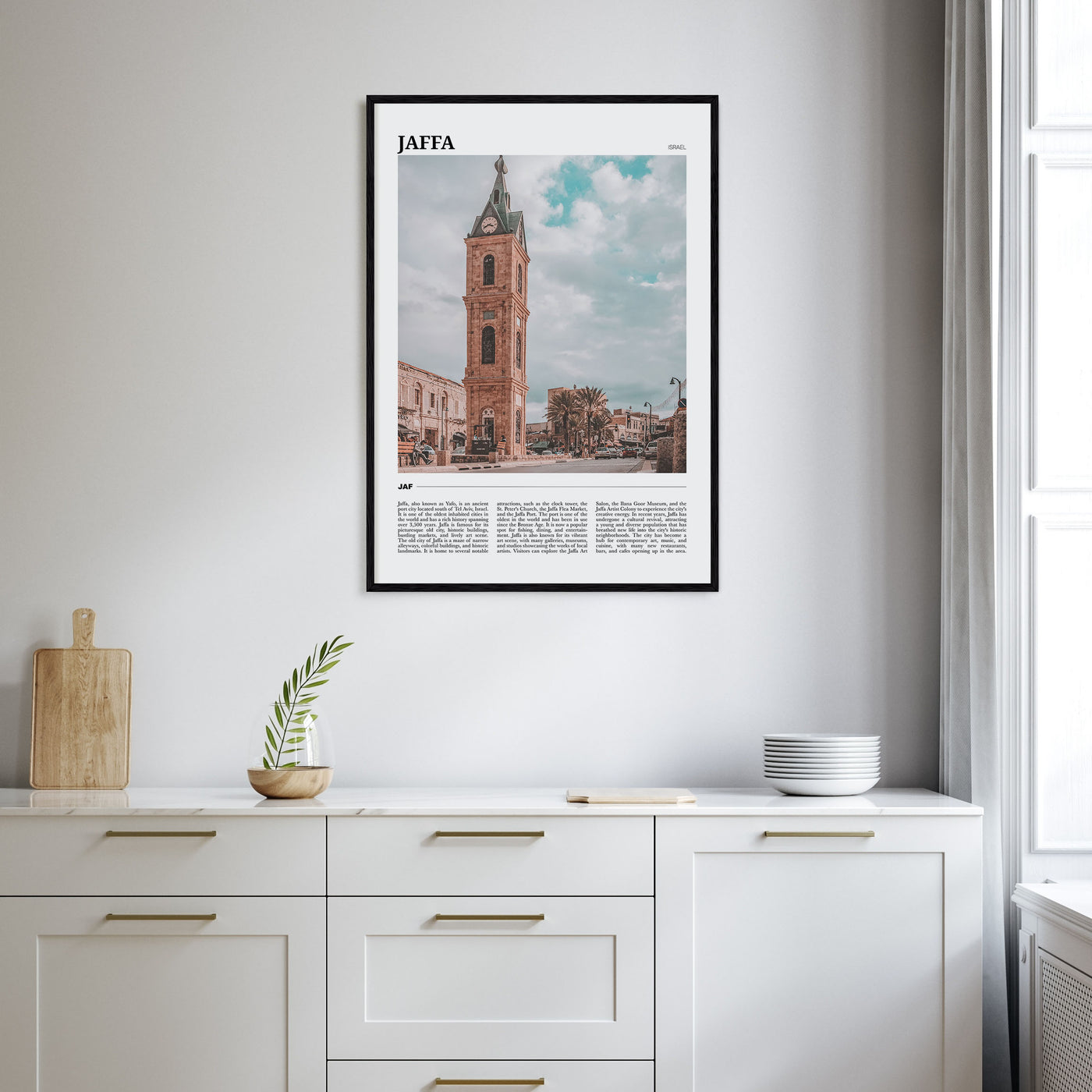 Jaffa Travel Color Poster
