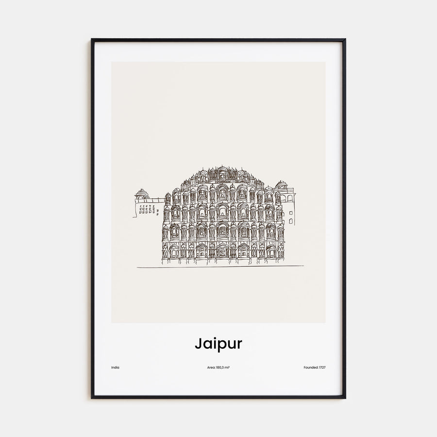 Jaipur Drawn Poster