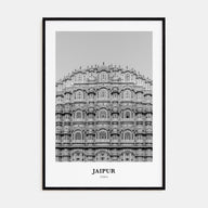 Jaipur Portrait B&W Poster