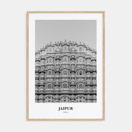 Jaipur Portrait B&W Poster