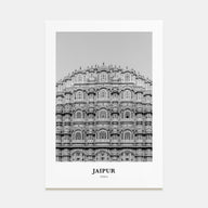 Jaipur Portrait B&W Poster