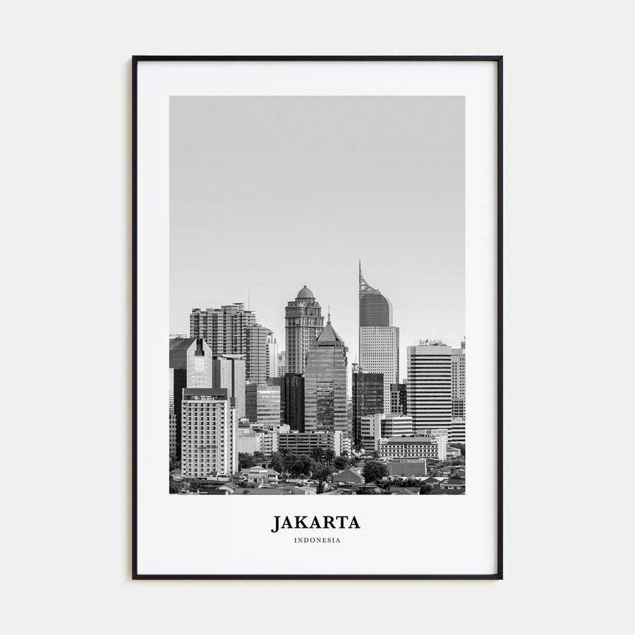 Jakarta Portrait B&W No 1 Poster