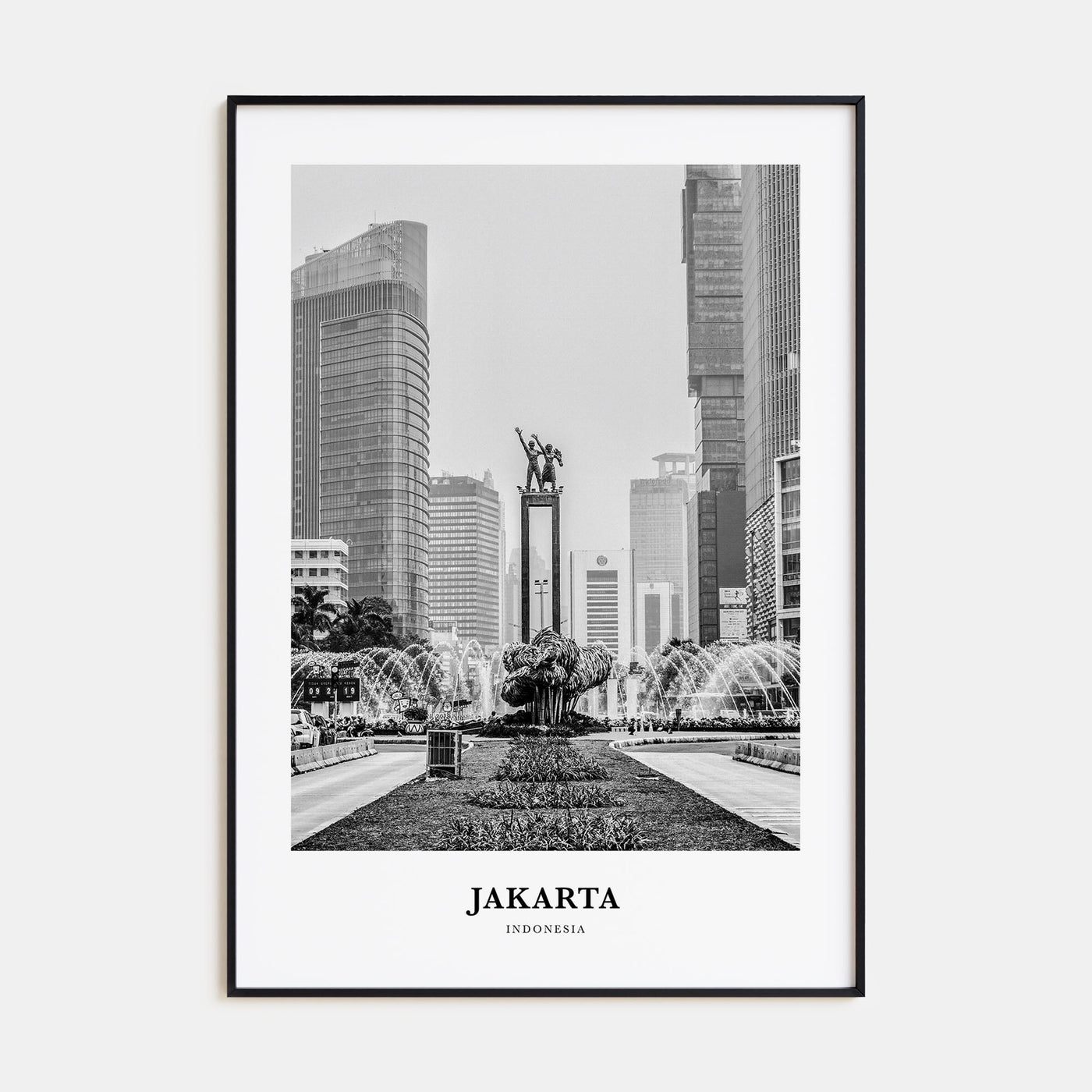 Jakarta Portrait B&W No 2 Poster