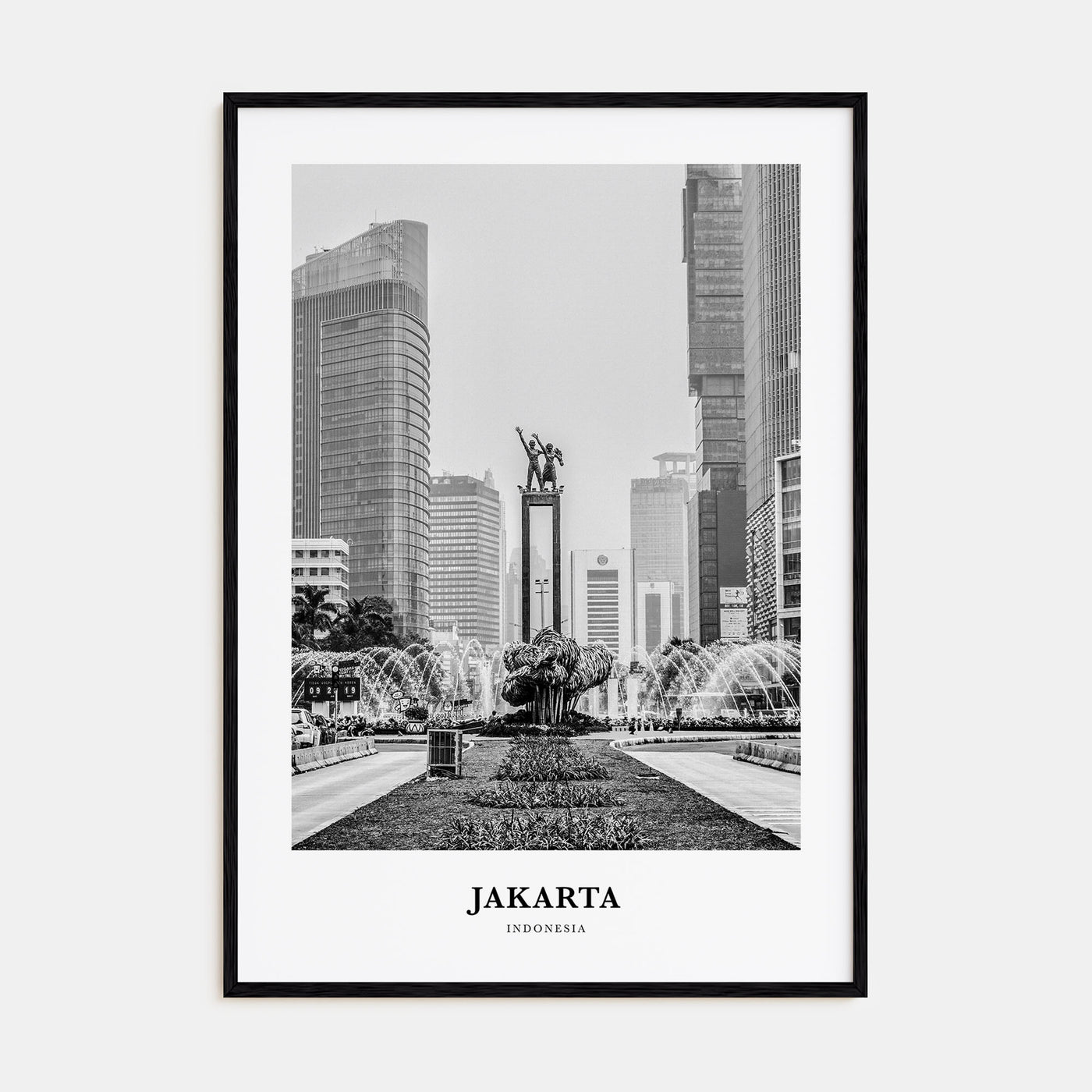 Jakarta Portrait B&W No 2 Poster