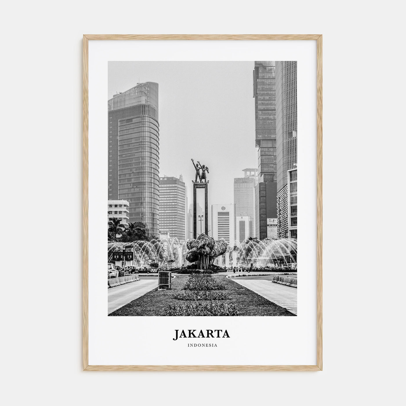 Jakarta Portrait B&W No 2 Poster