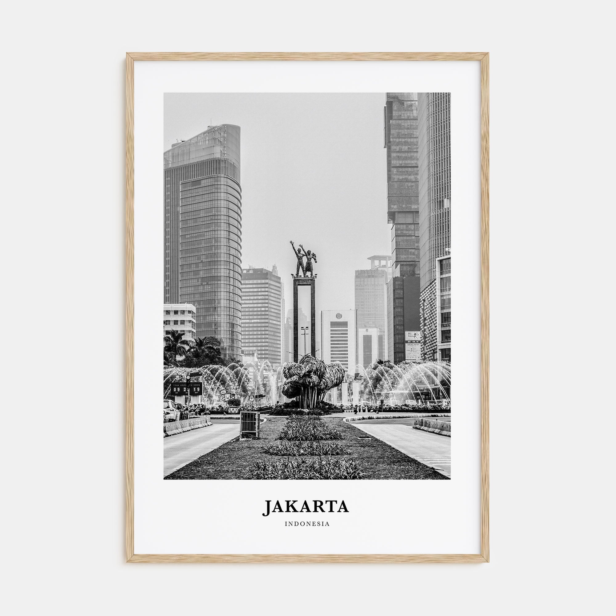 Jakarta Portrait B&W No 2 Poster