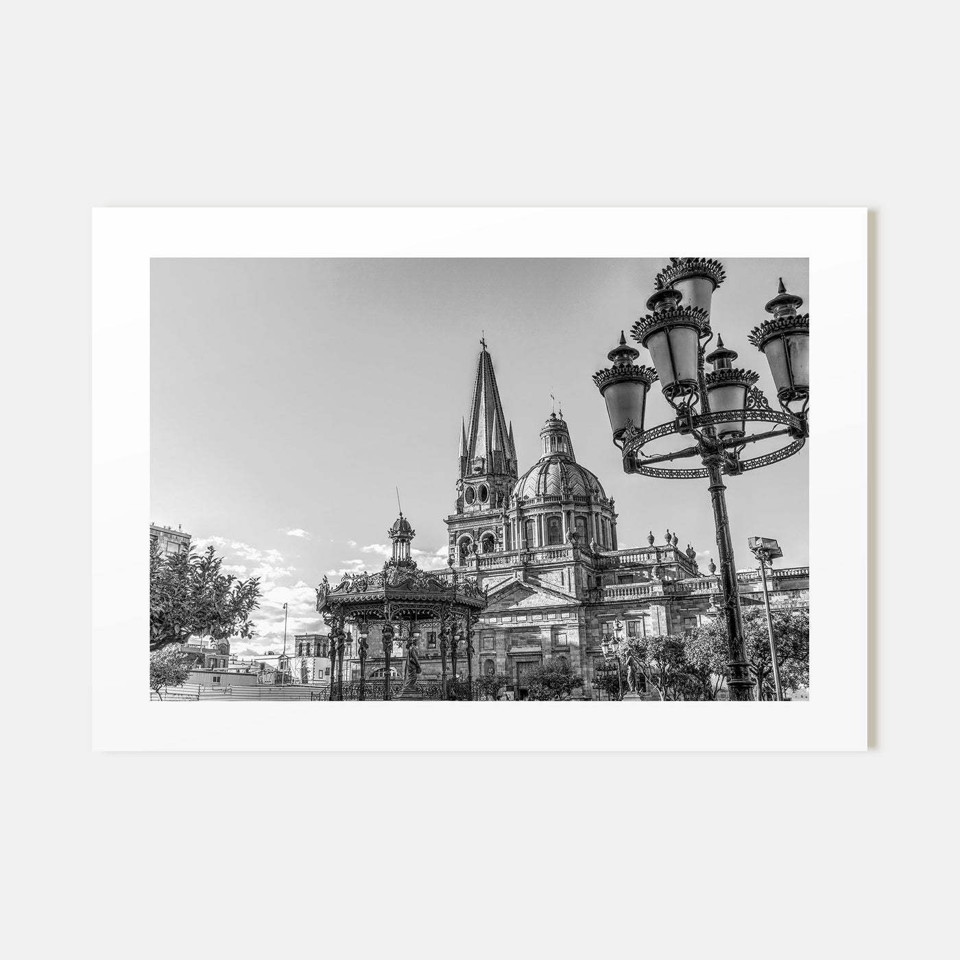 Jalisco Landscape B&W Poster