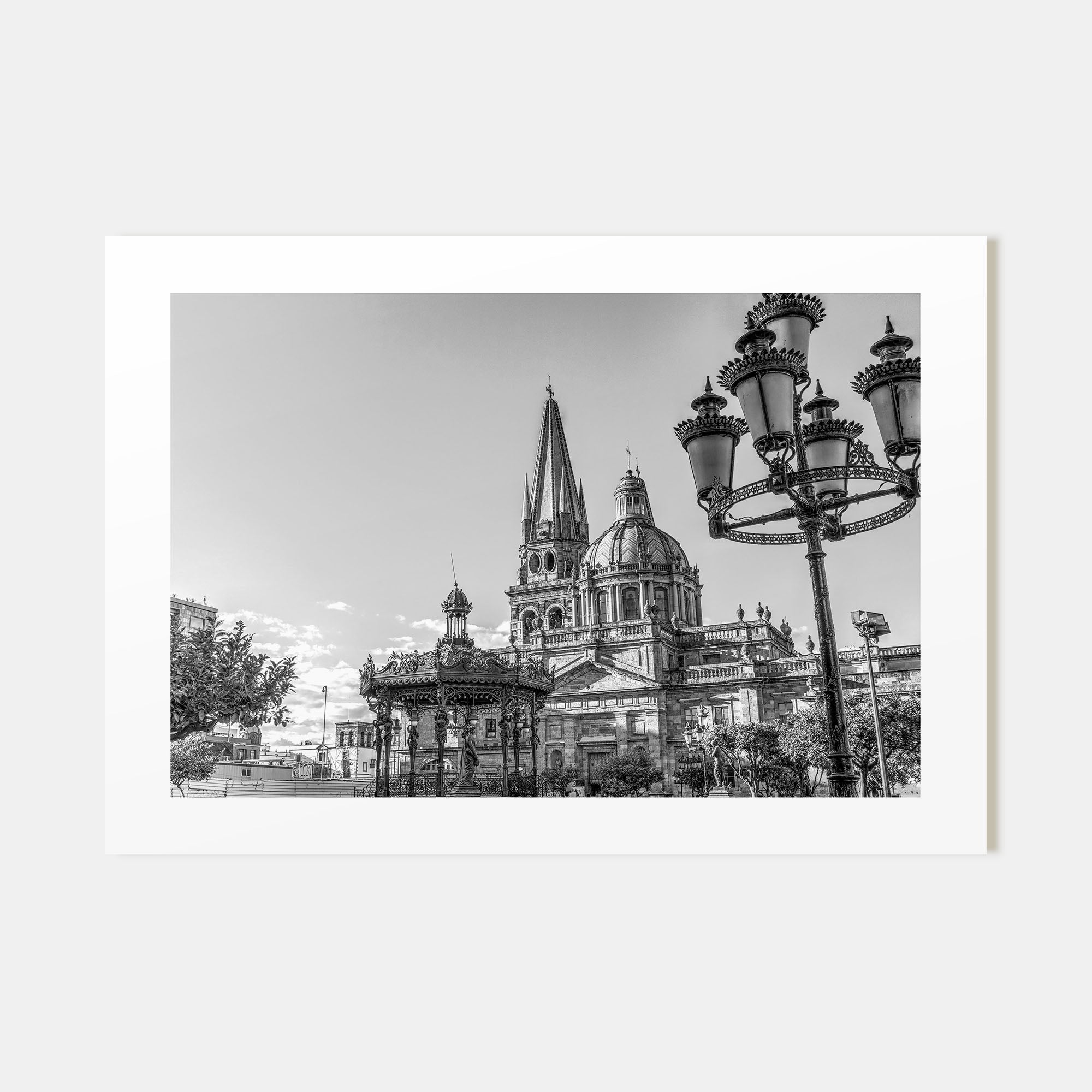 Jalisco Landscape B&W Poster