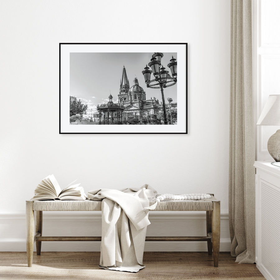 Jalisco Landscape B&W Poster