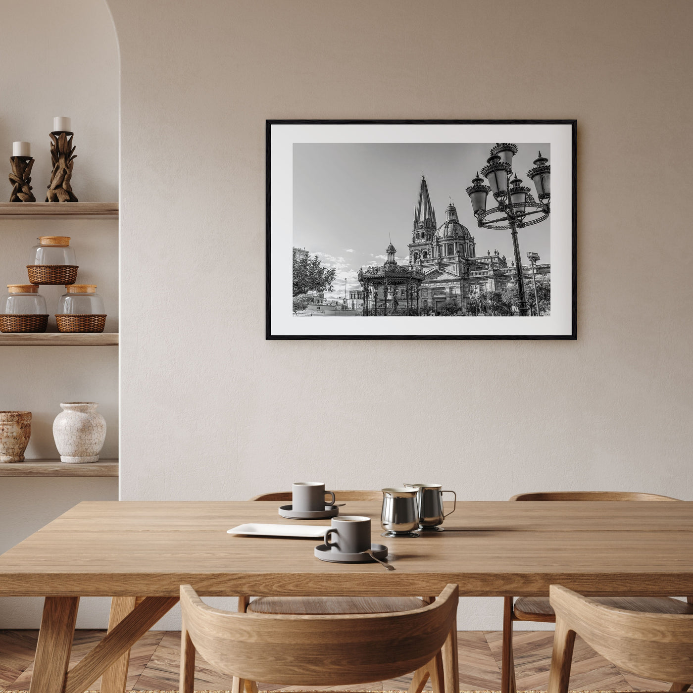 Jalisco Landscape B&W Poster