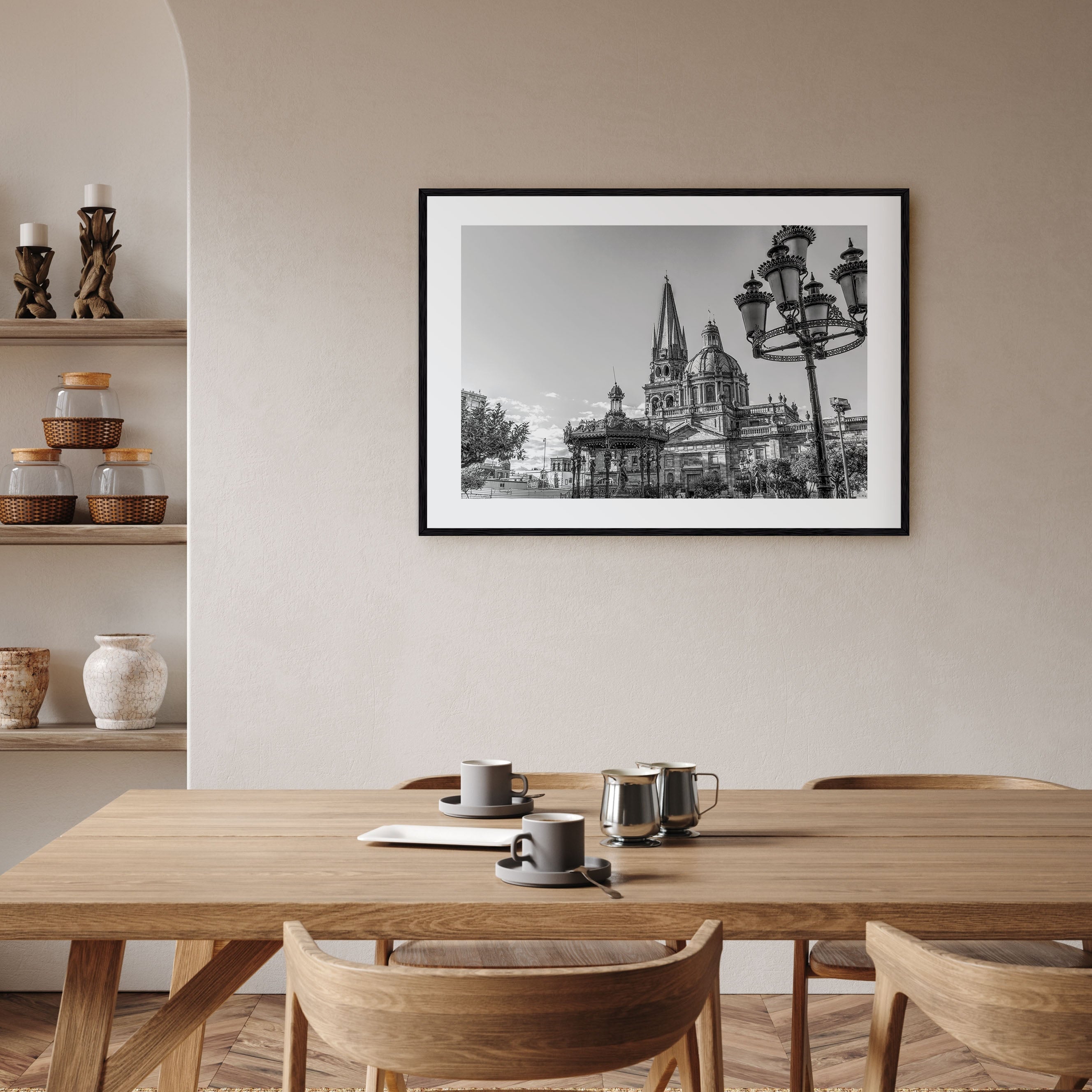 Jalisco Landscape B&W Poster